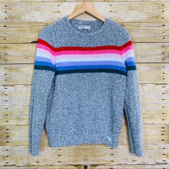 abercrombie kids Other - Abercrombie Kids Sweater Grey Multicolor Stripe
